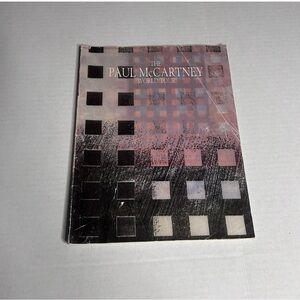 VINTAGE THE PAUL MCCARTNEY WORLD TOUR BOOK PROGRAM 1989 BEATLES SOFT COVER